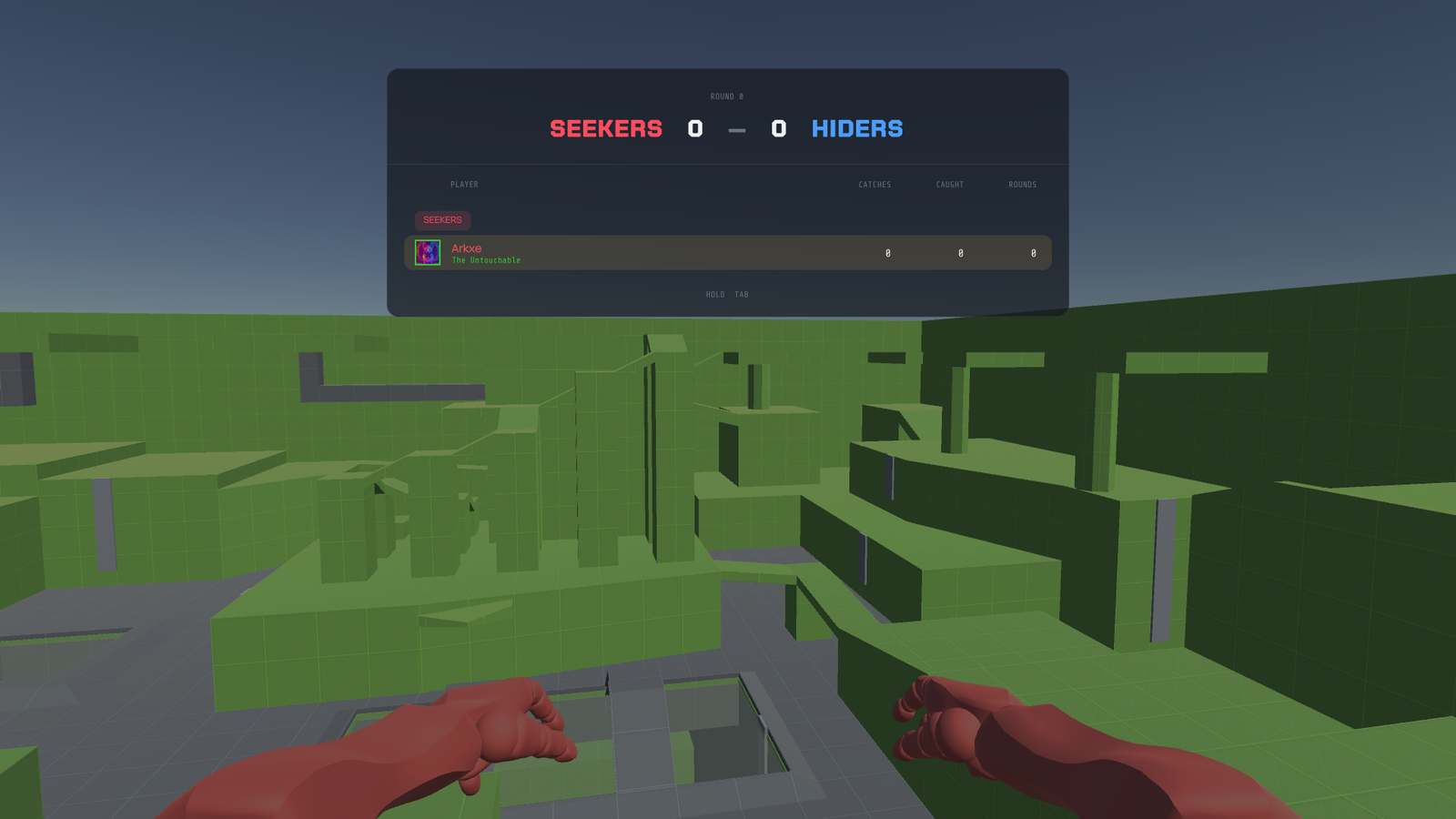 In-match scoreboard with teams and catches